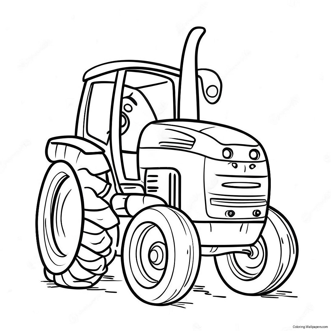 Page À Colorier Tracteur Ted 51463