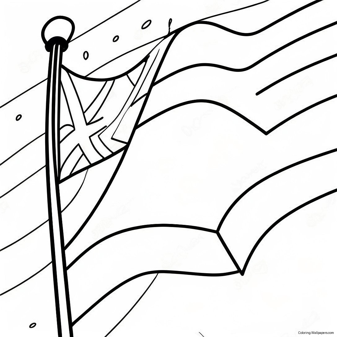 Trans Pride Flag Coloring Page 46072