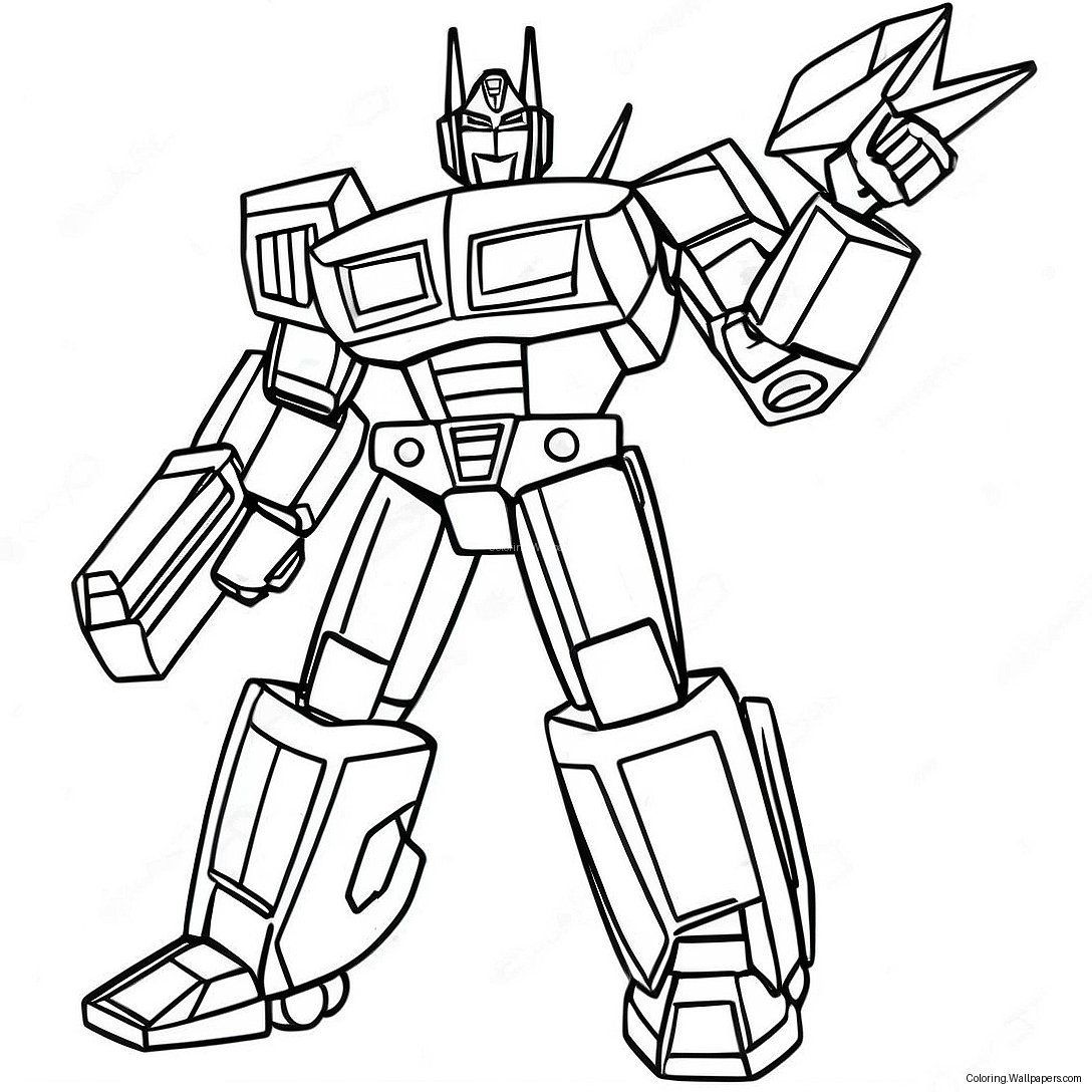 Transformers Robots In Disguise Coloring Page 51598