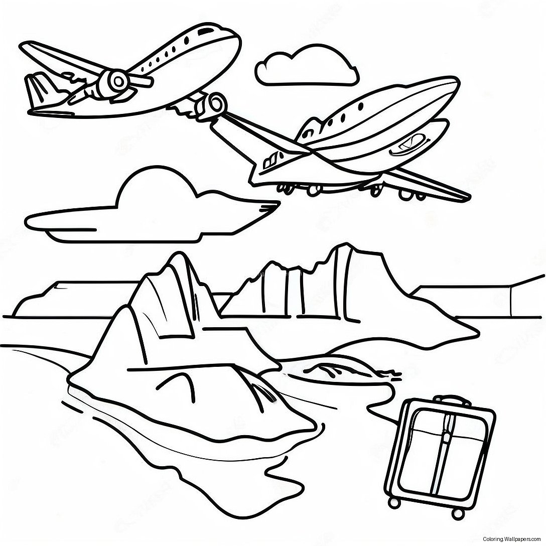 Travel Coloring Page 31422