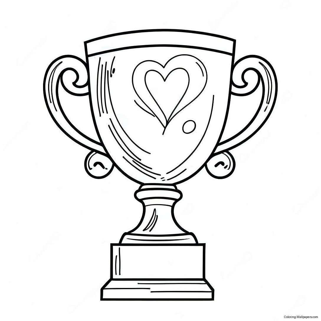 Trophy Coloring Page 30060