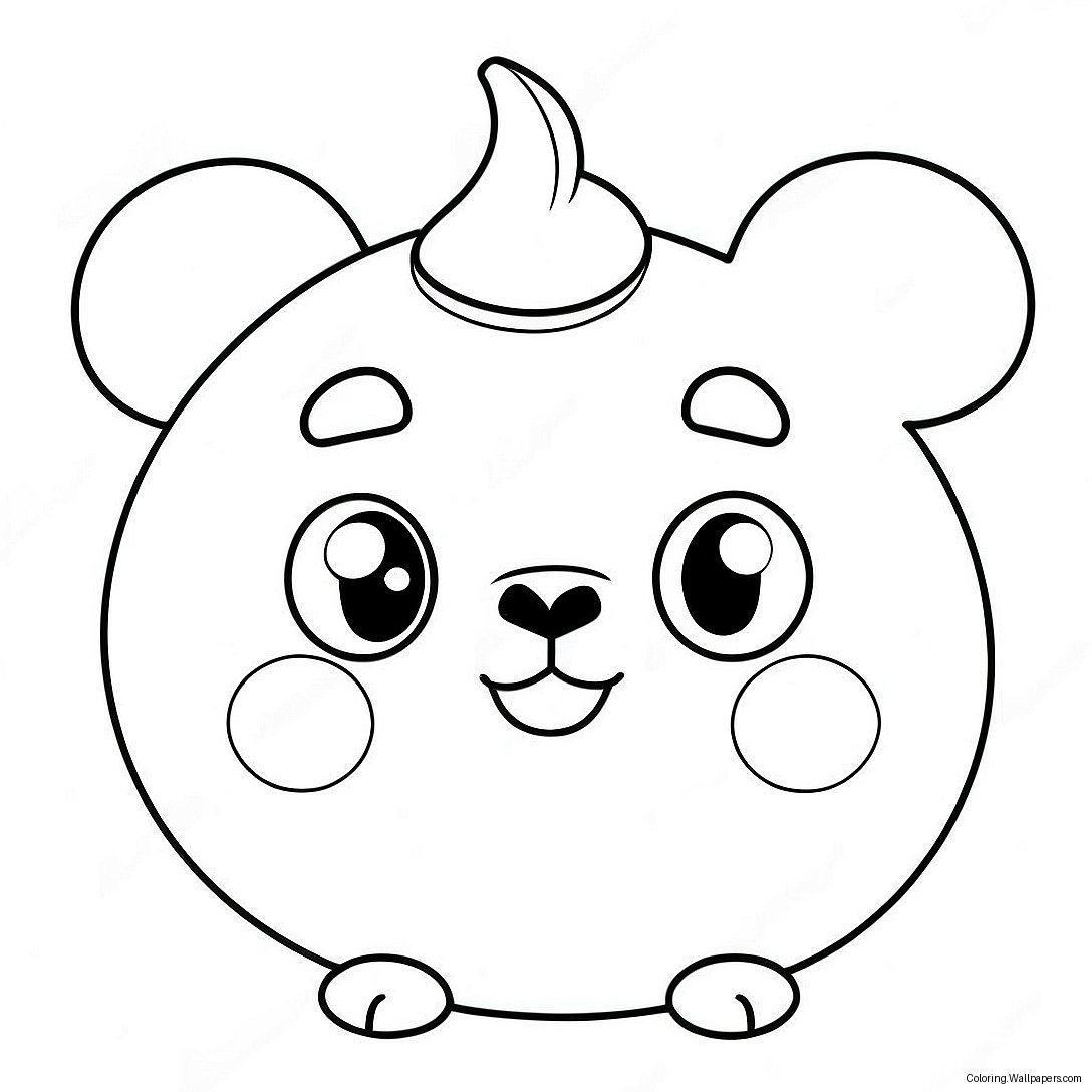 Tsum Tsum Coloring Page 9298