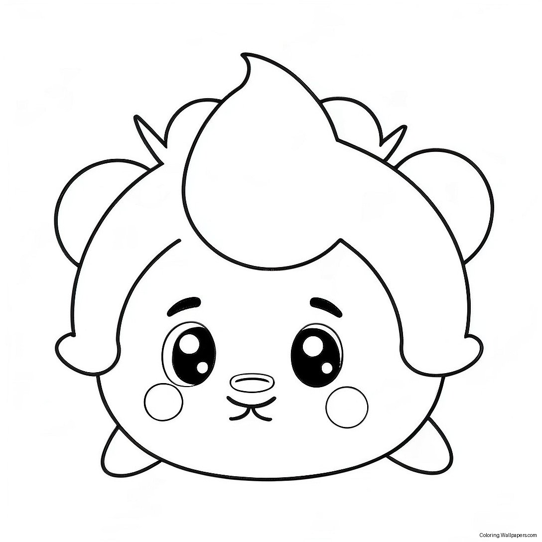 Tsum Tsum Coloring Page 9299