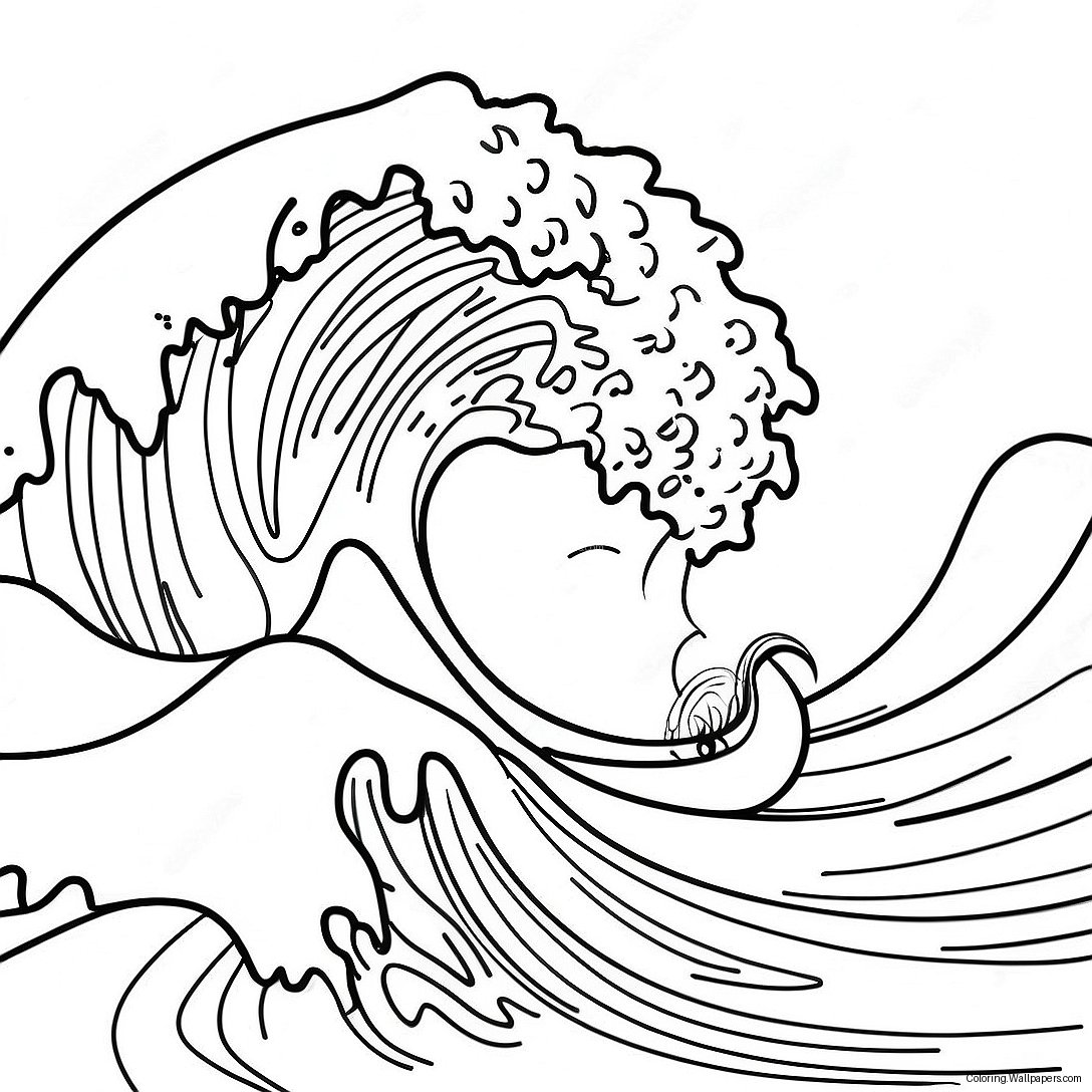 Tsunami Coloring Page 16521