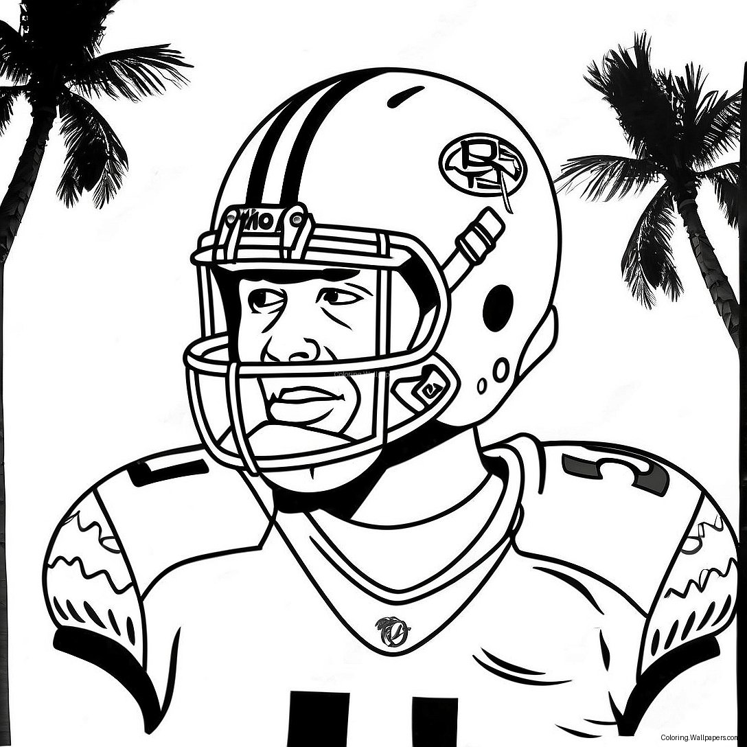 Tua Tagovailoa Coloring Page 35815
