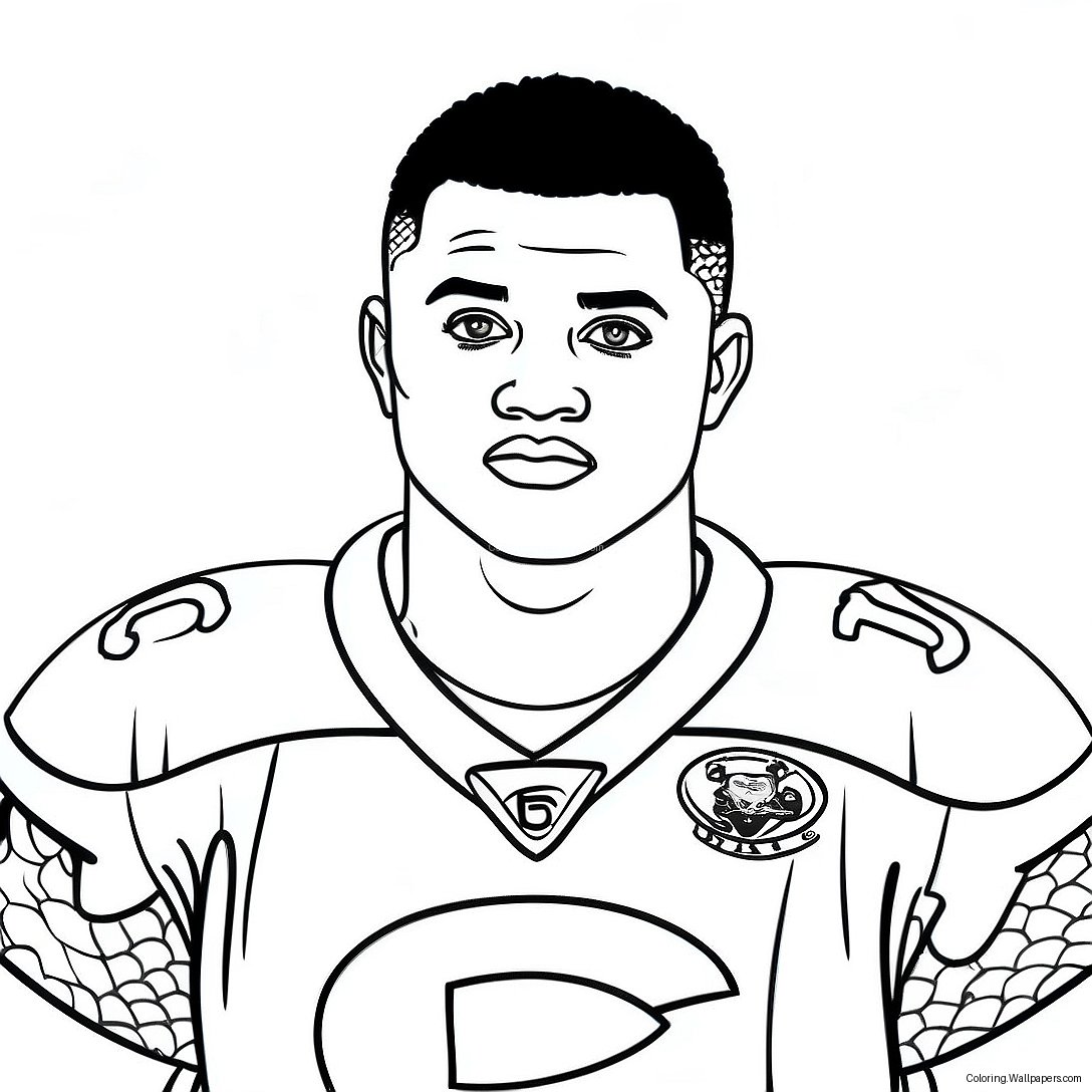 Tua Tagovailoa Coloring Page 35816