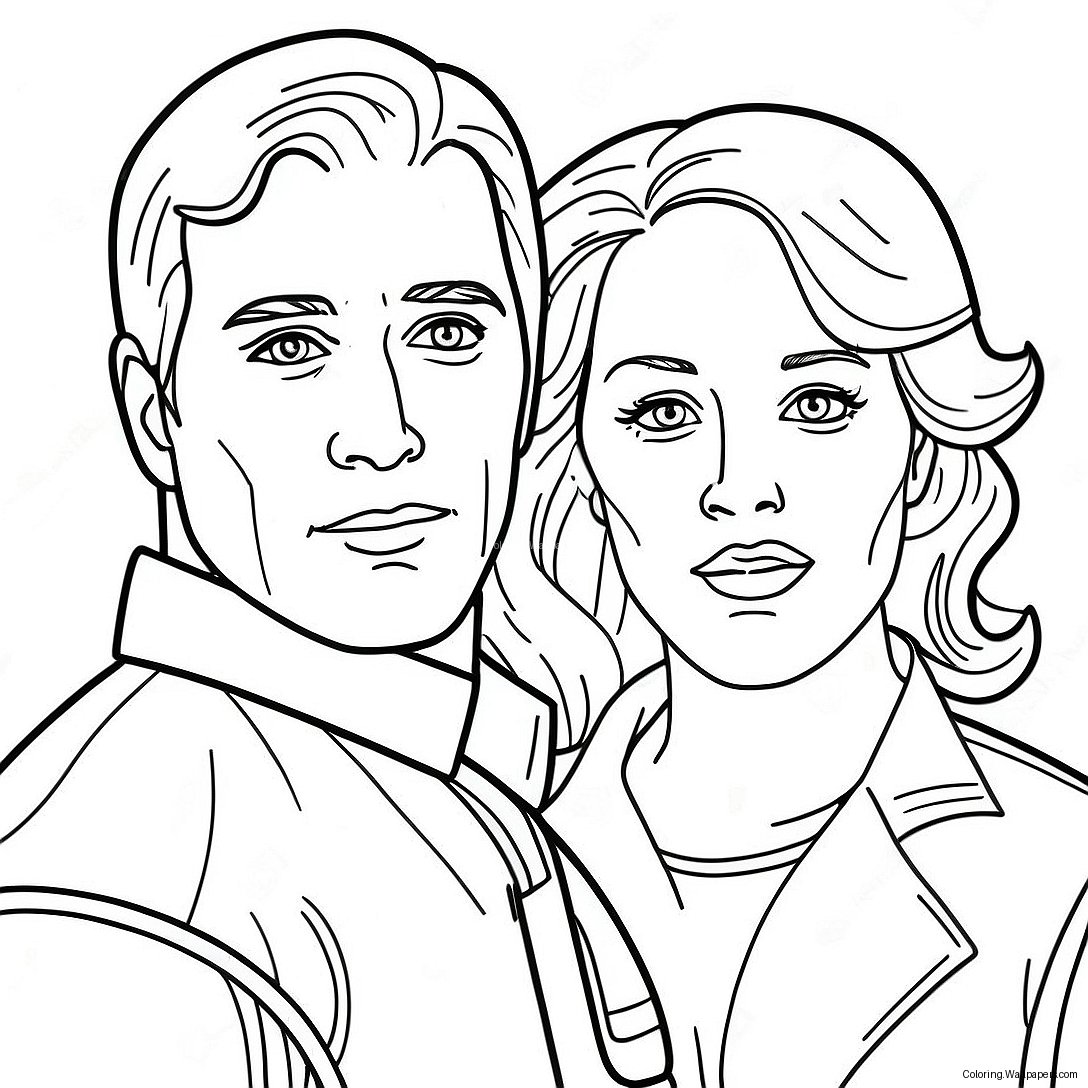 Turning Red Movie Characters Coloring Page 2869