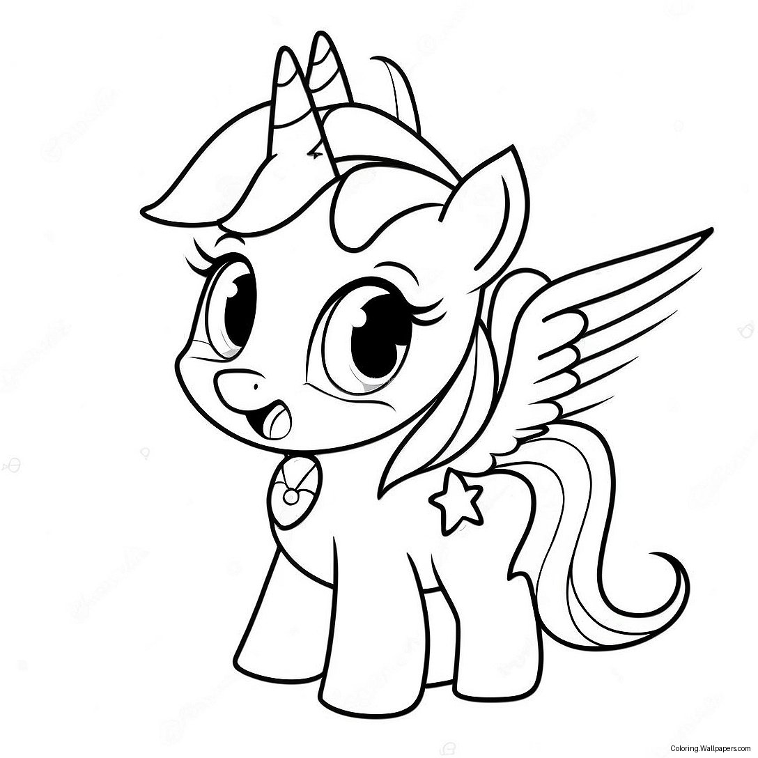 Twilight Sparkle In Spooky Costume Coloring Page 28750