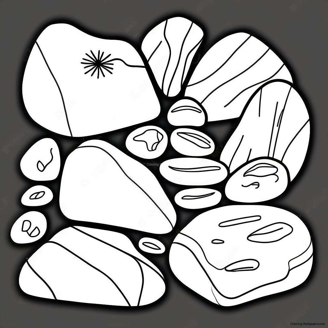 Types Of Rocks Coloring Page 17833