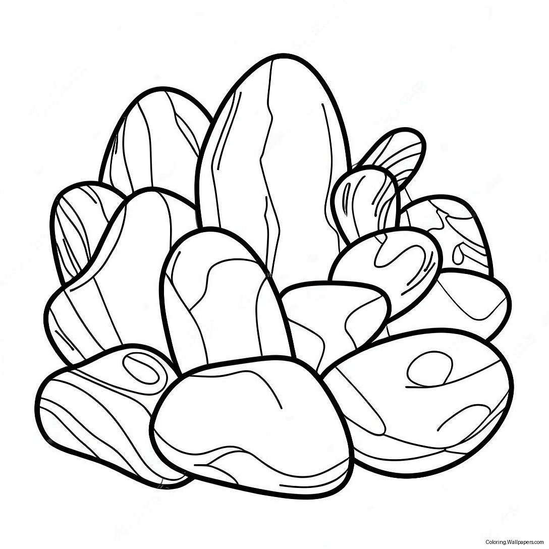 Página Para Colorear De Tipos De Rocas 17835