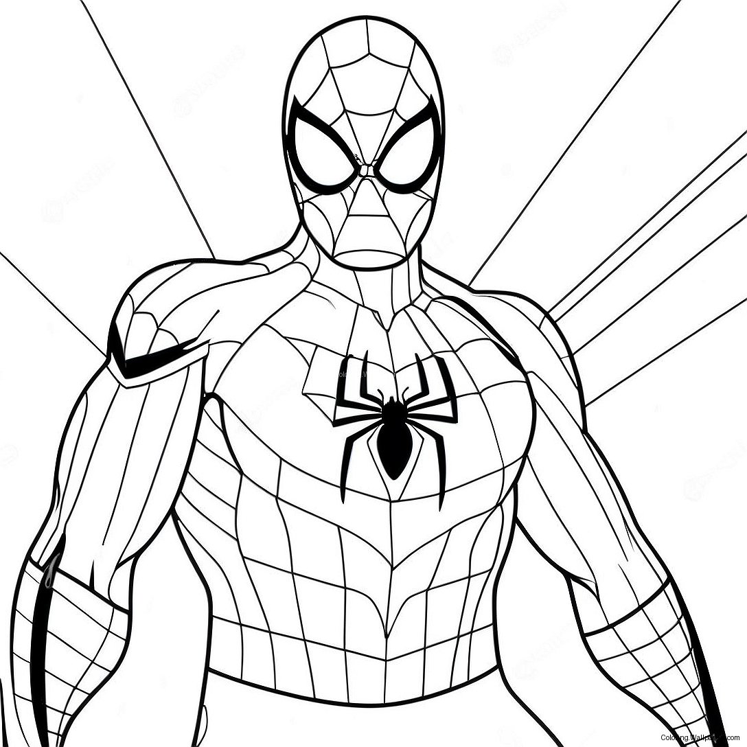 Ultimate Spider Man Coloring Page 21879