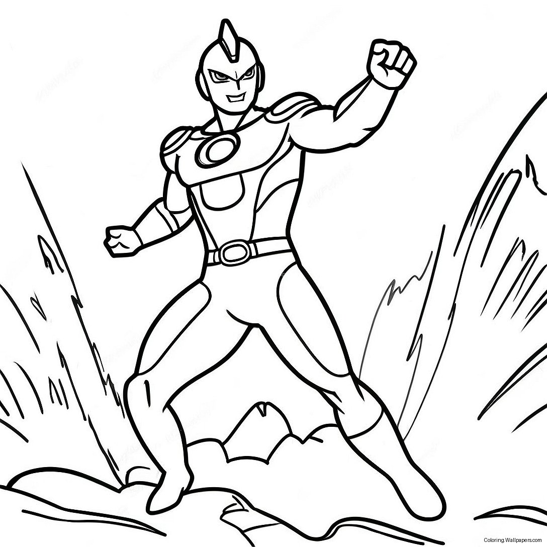 Ultraman Coloring Page 17273