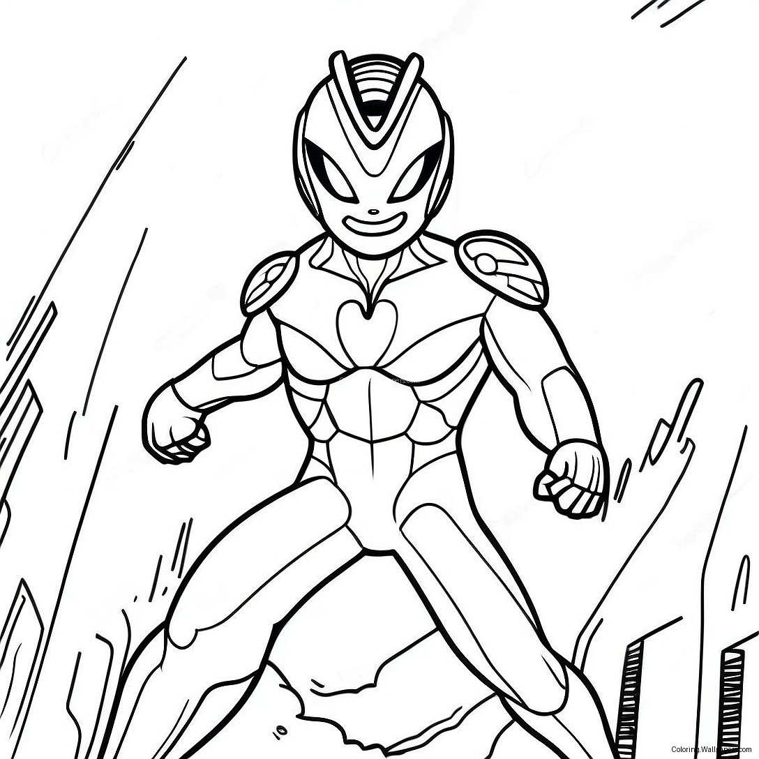 Ultraman Coloring Page 17276