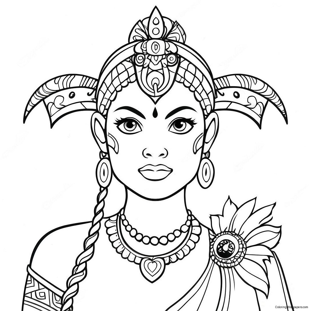 Uma Descendants Coloring Page 25691