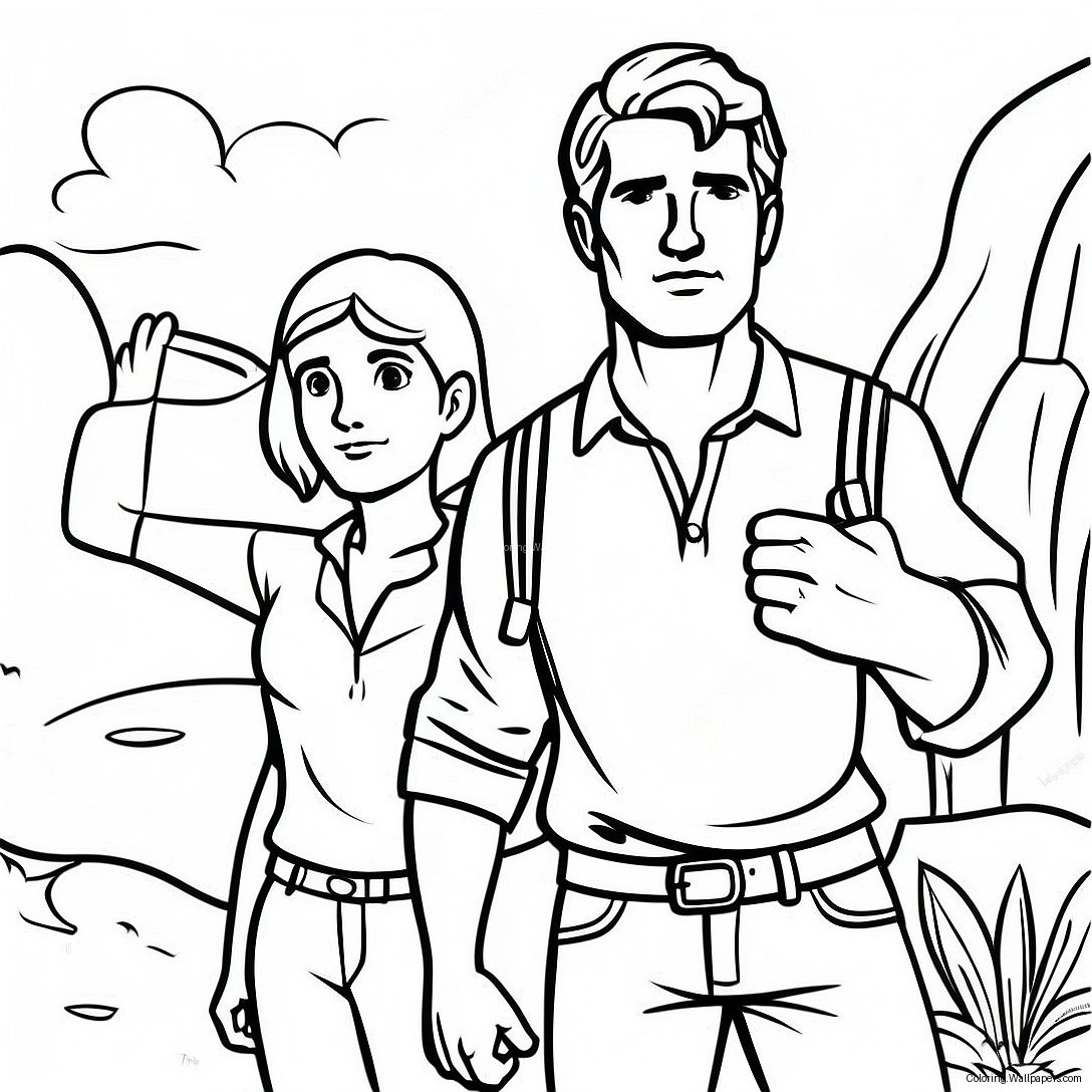 Uncharted Adventure Coloring Page 52270