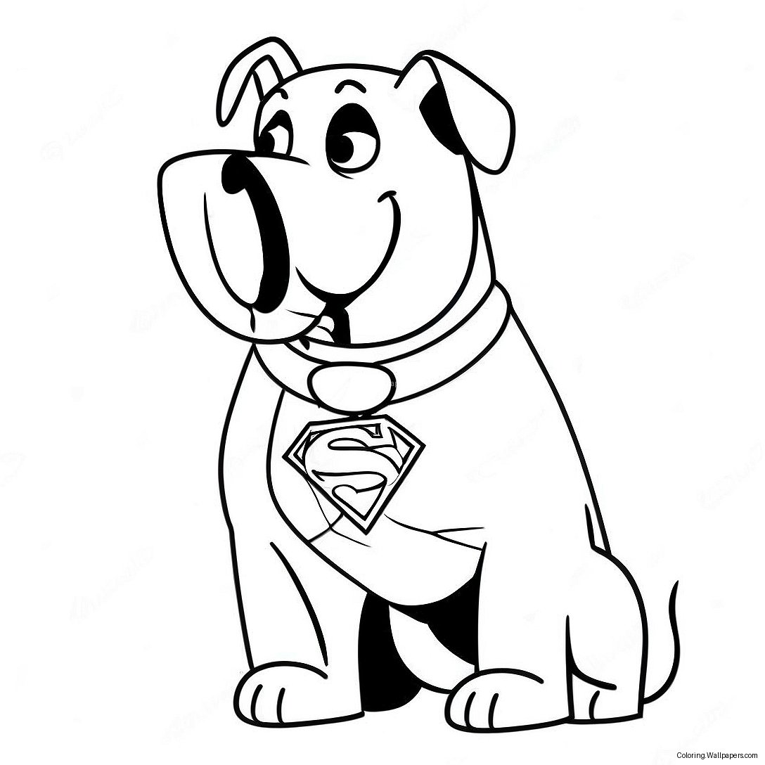 Underdog Superhero Coloring Page 47839