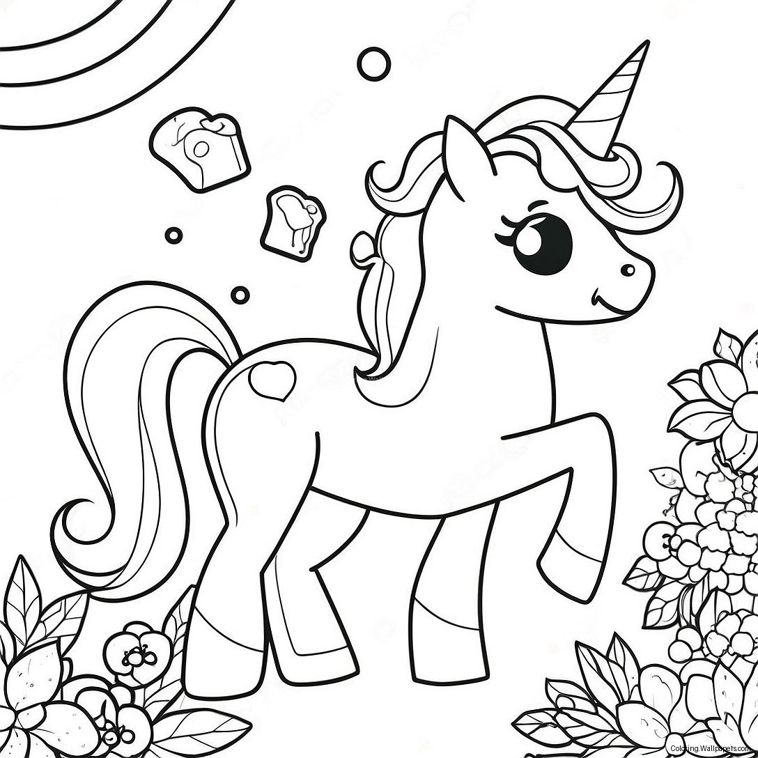 Unicorn Academy Coloring Page 53002