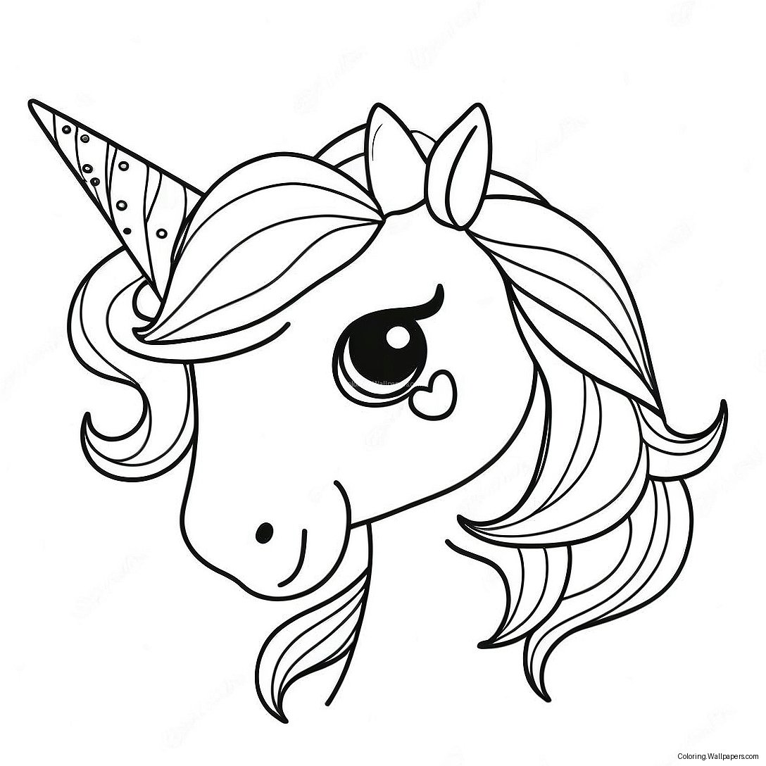 Unicorn Girl Coloring Page 10770