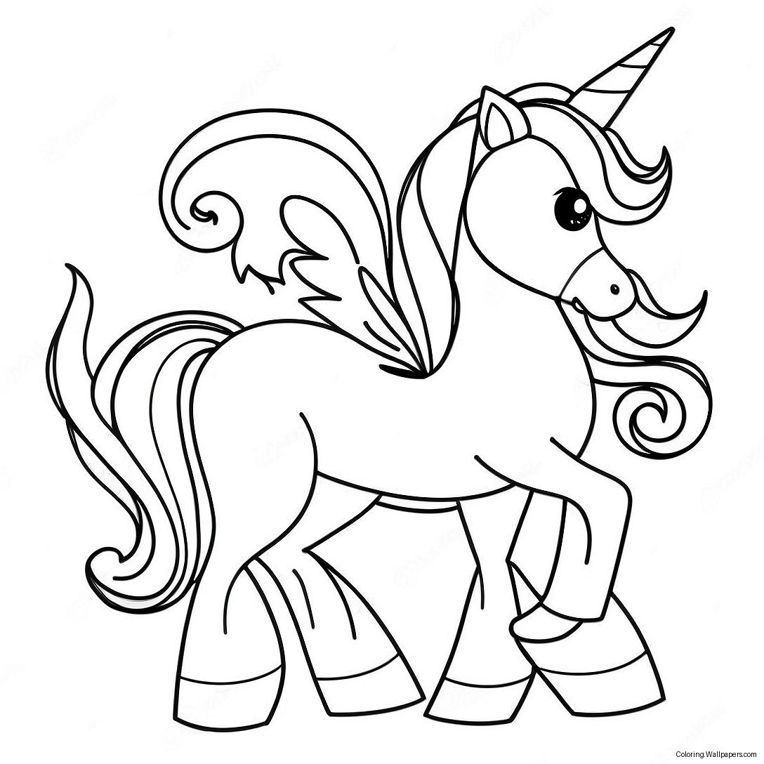 Unicorn Lol Coloring Page 29504