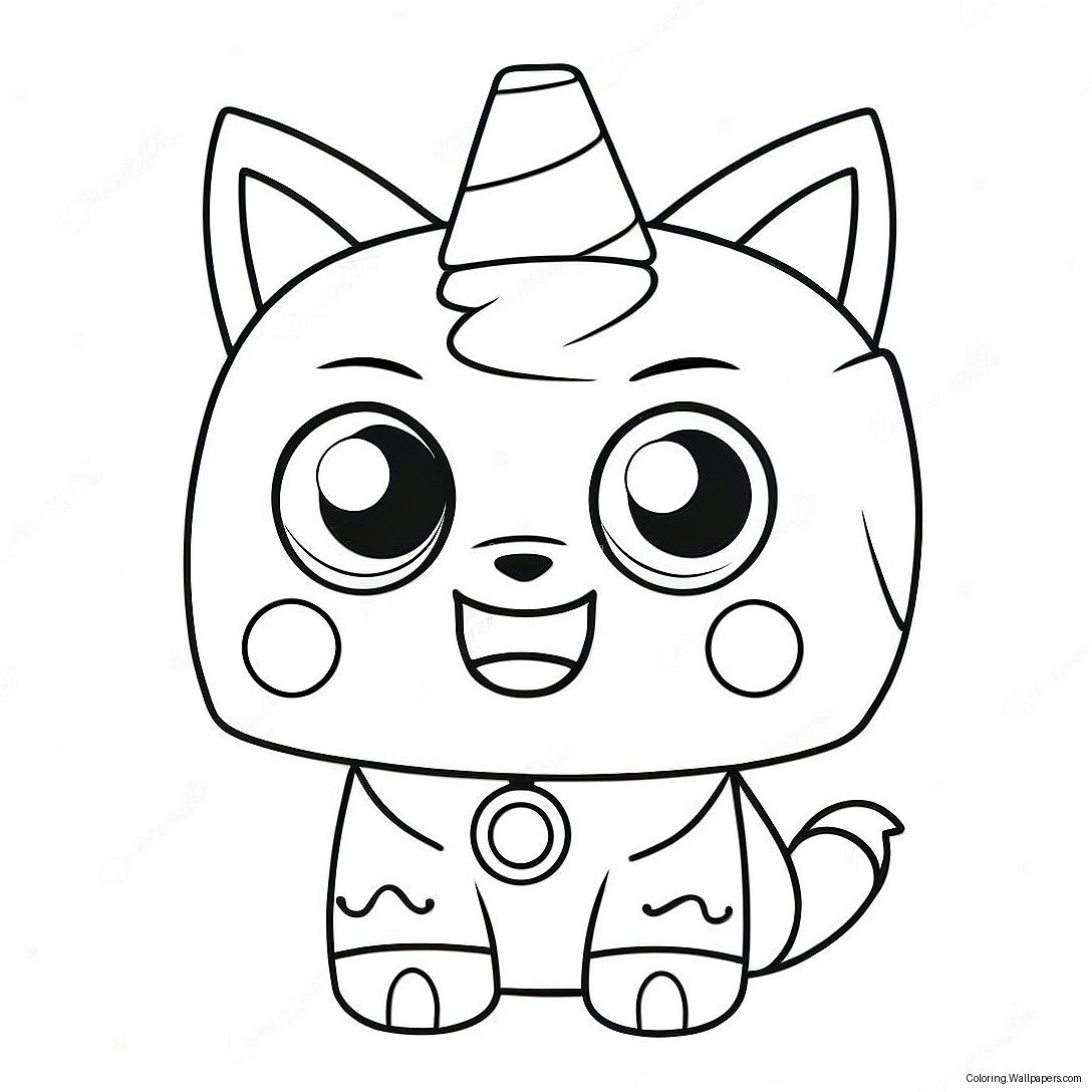 Page À Colorier De Unikitty 7700