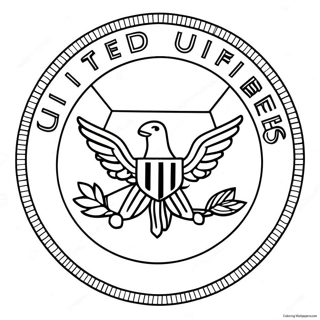 United Airlinesin Logo Värityssivu 40584