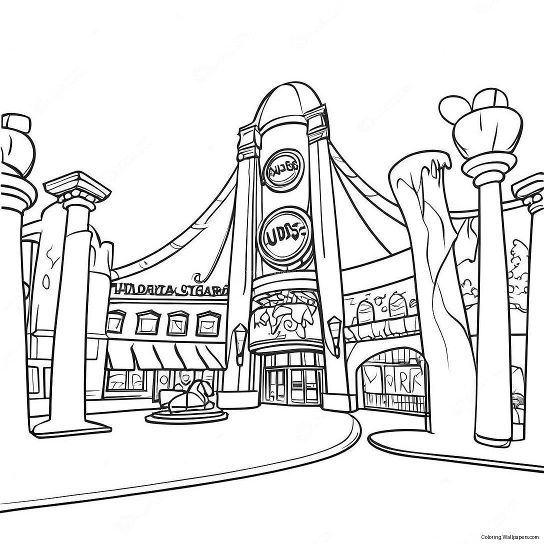 Universal Studios Coloring Page 22032