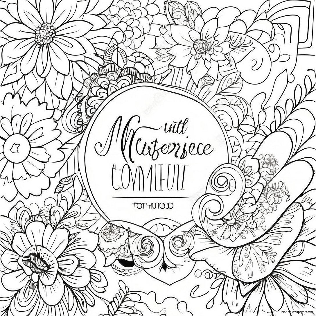 Uplifting Bible Verse Coloring Page 11307