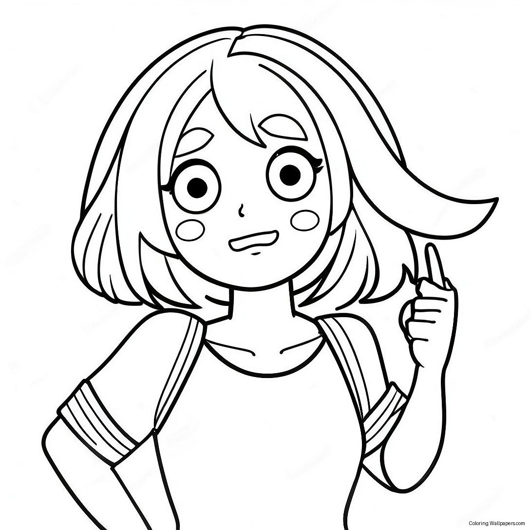 Uraraka Coloring Page 52335