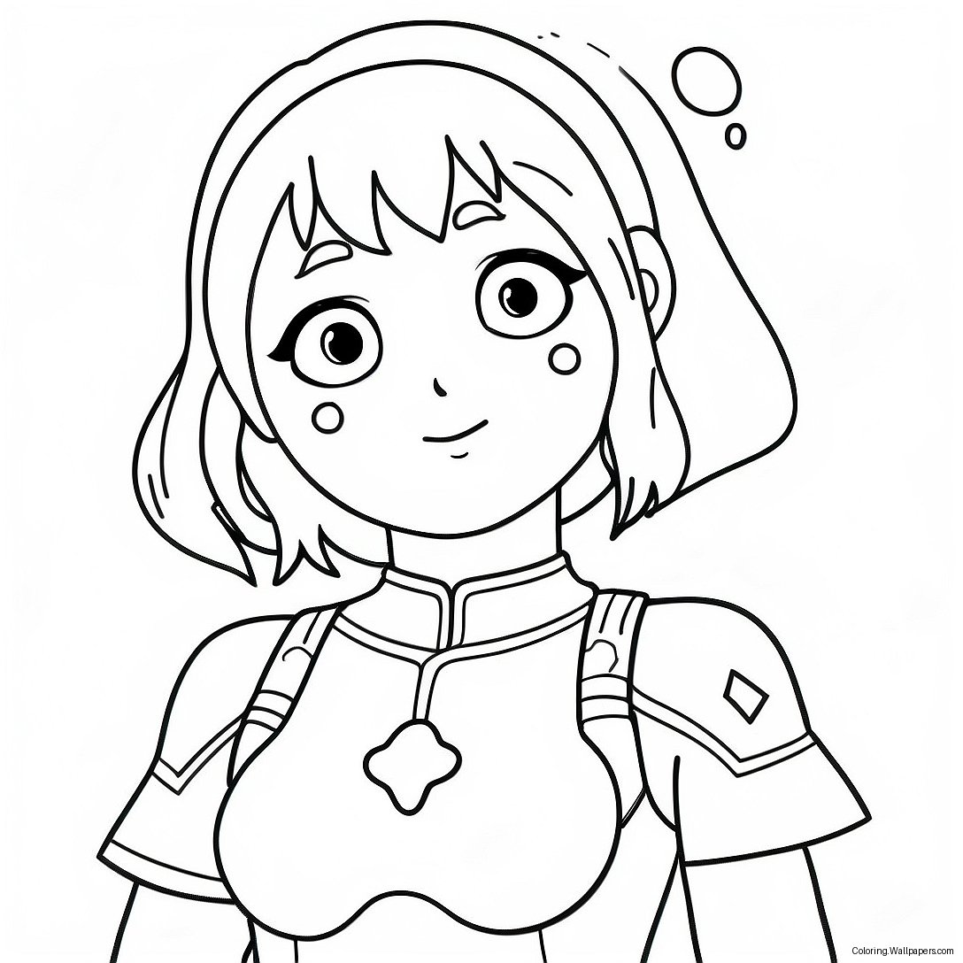 Uraraka In Hero Costume Coloring Page 52345