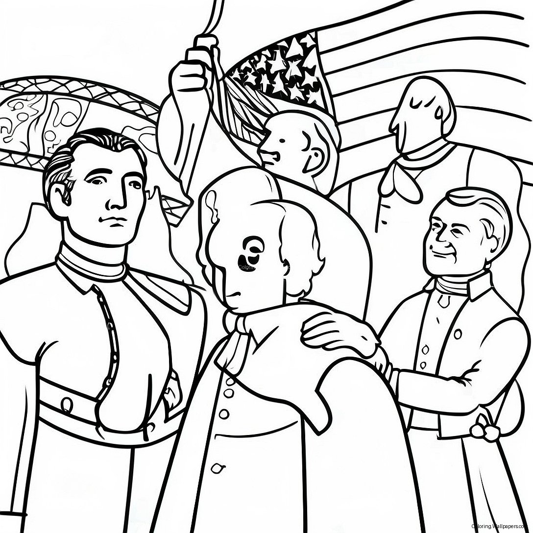 Us History Coloring Page 12267