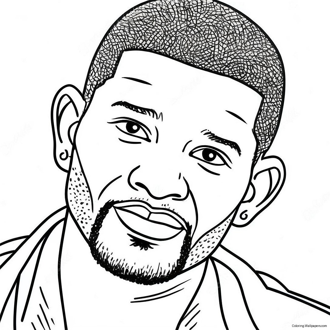 Usher Coloring Page 40414