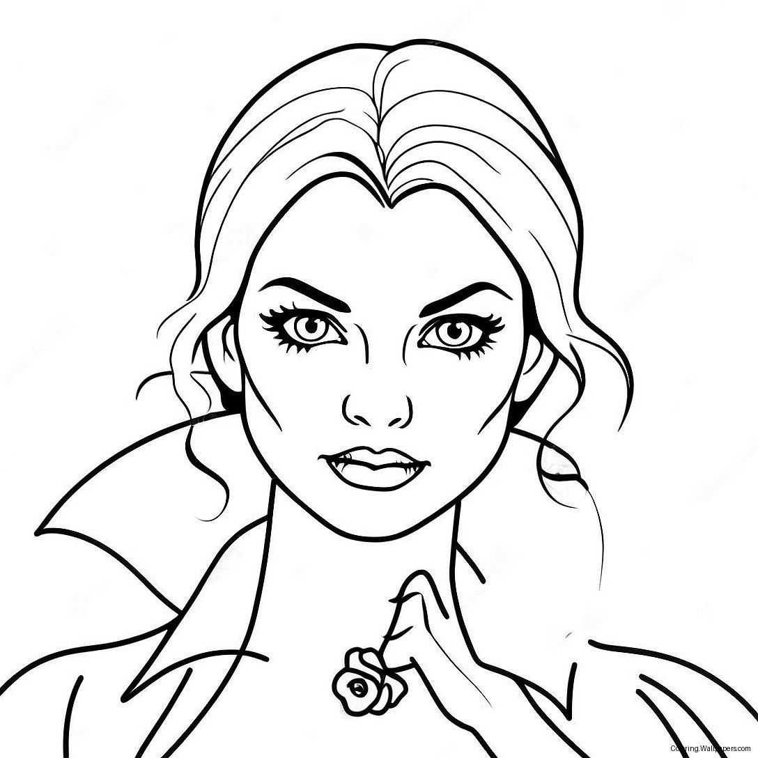 Vampire Bella Coloring Page 11167