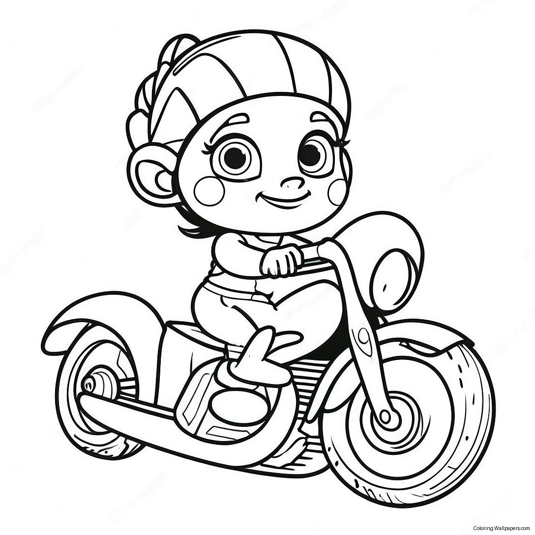 Vanellope Von Schweetz Racing Coloring Page 2287