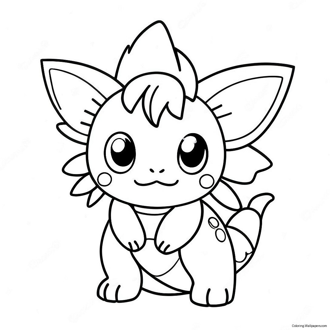 Vaporeon Kleurplaat 20781