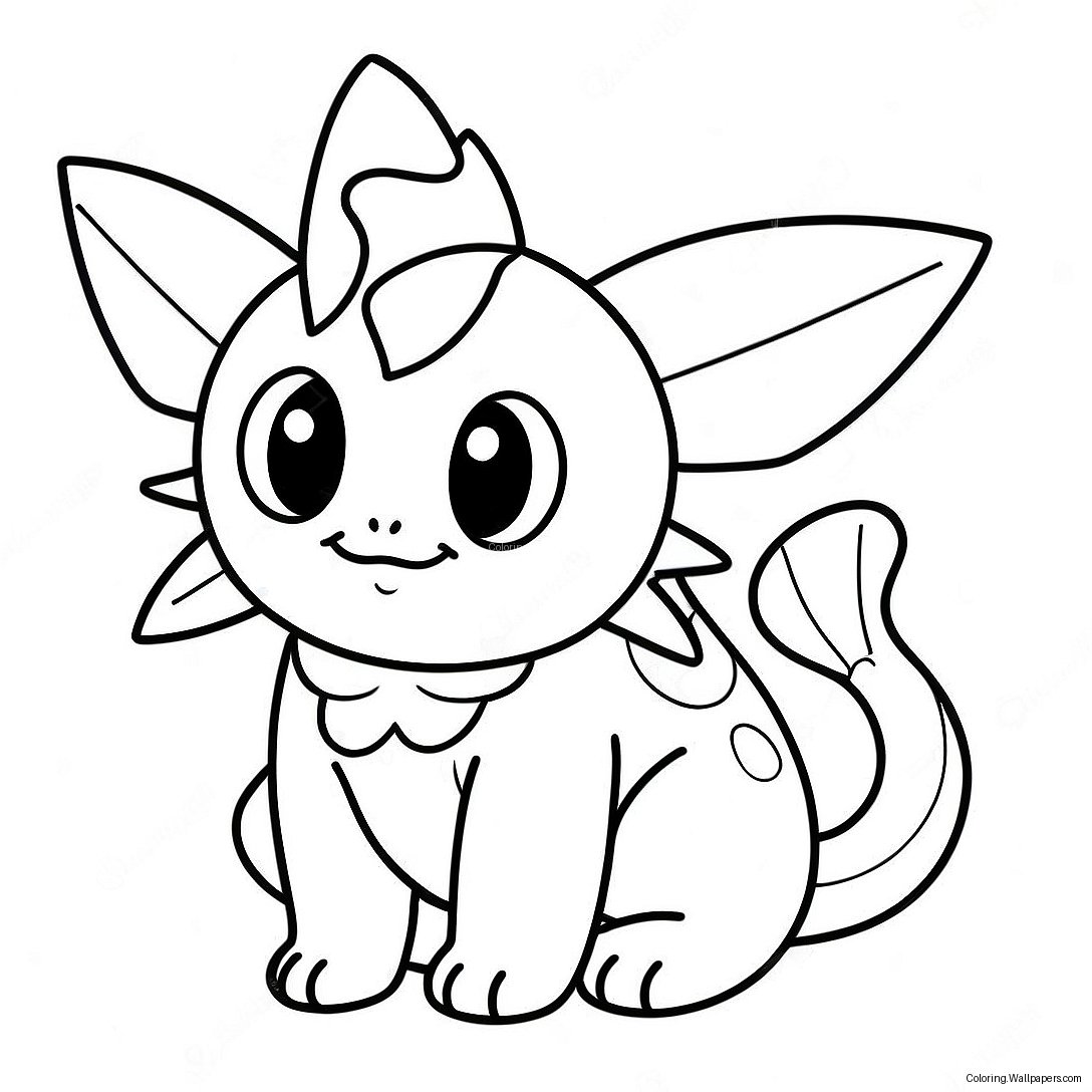 Vaporeon Kleurplaat 20782