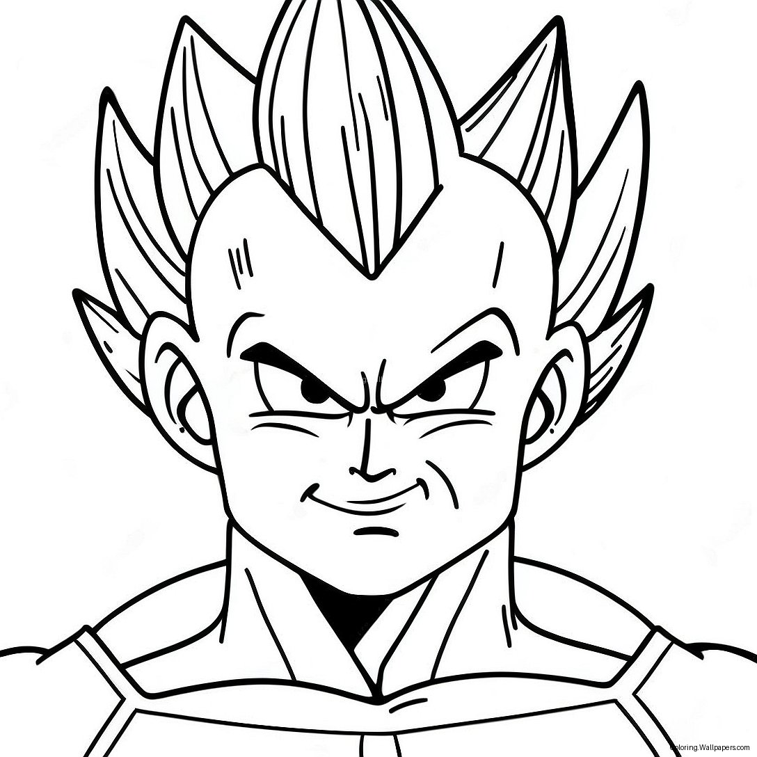 Pagina De Colorat Vegeta 14315