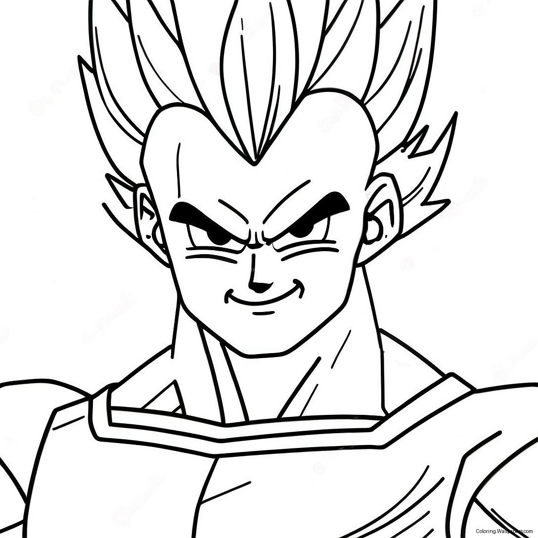 Pagina De Colorat Vegeta 14316