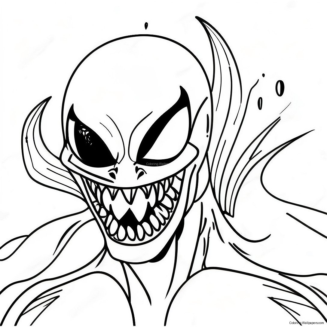 Venom Among Us Character Coloring Page 32676