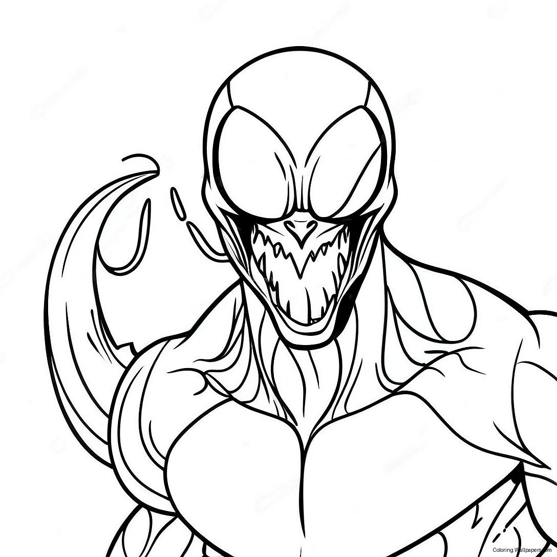 Venom Among Us Crewmate Coloring Page 32681