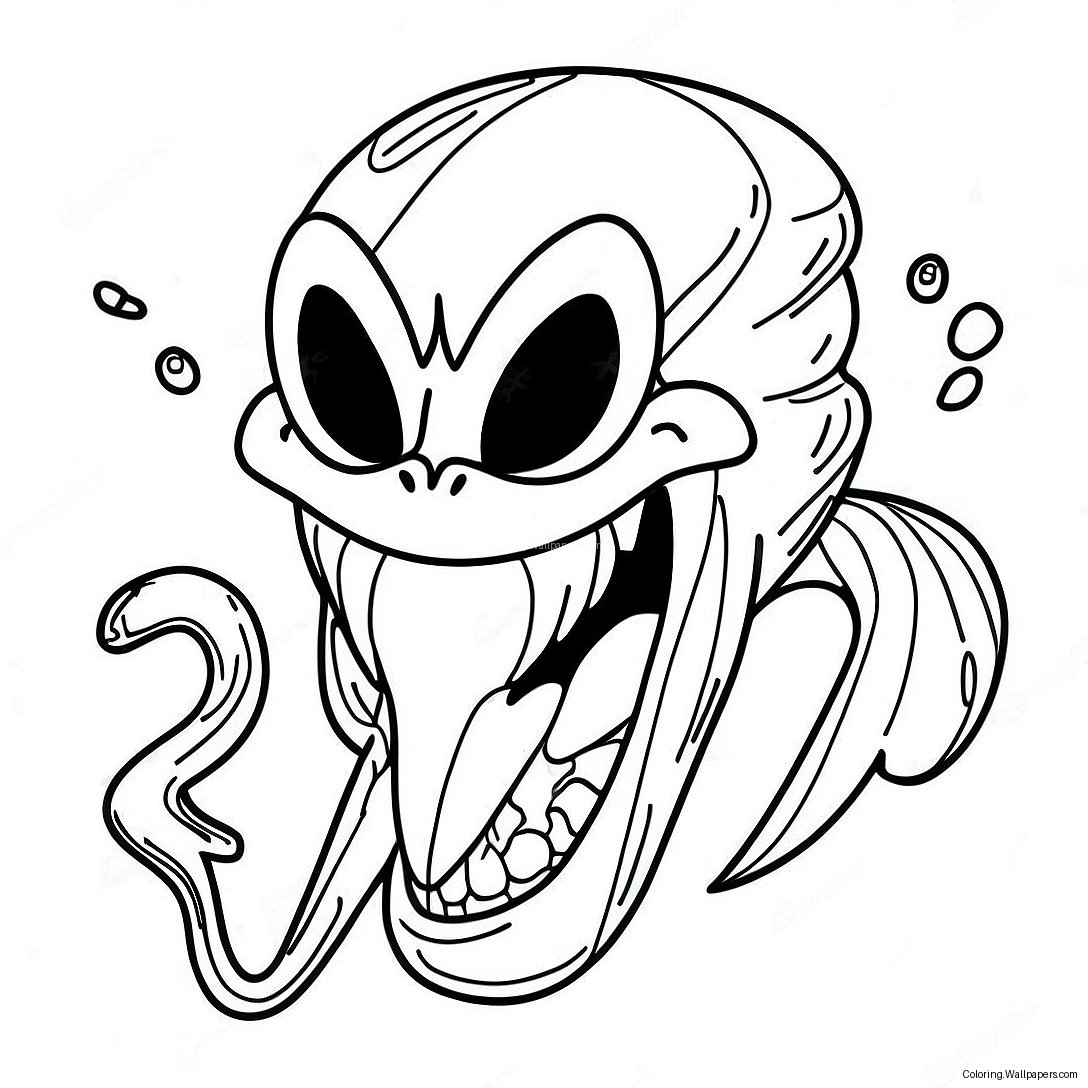 Venom Sonic Coloring Page 49005