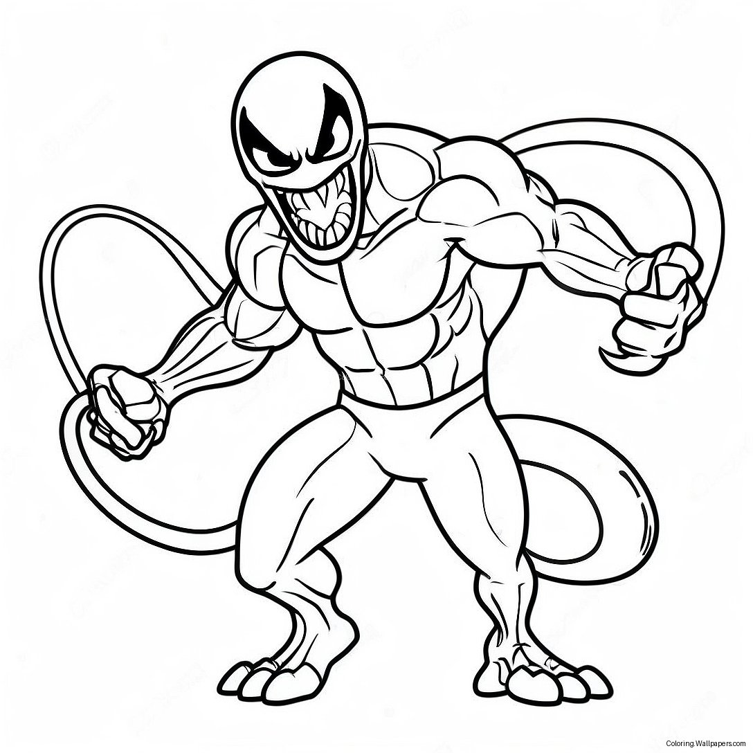 Venom Sonic Coloring Page 49008