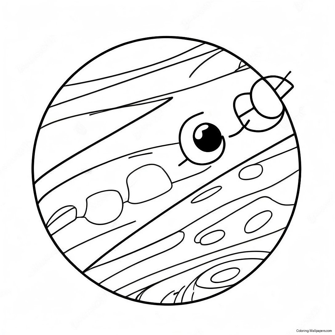 Venus Planet Coloring Page 33539