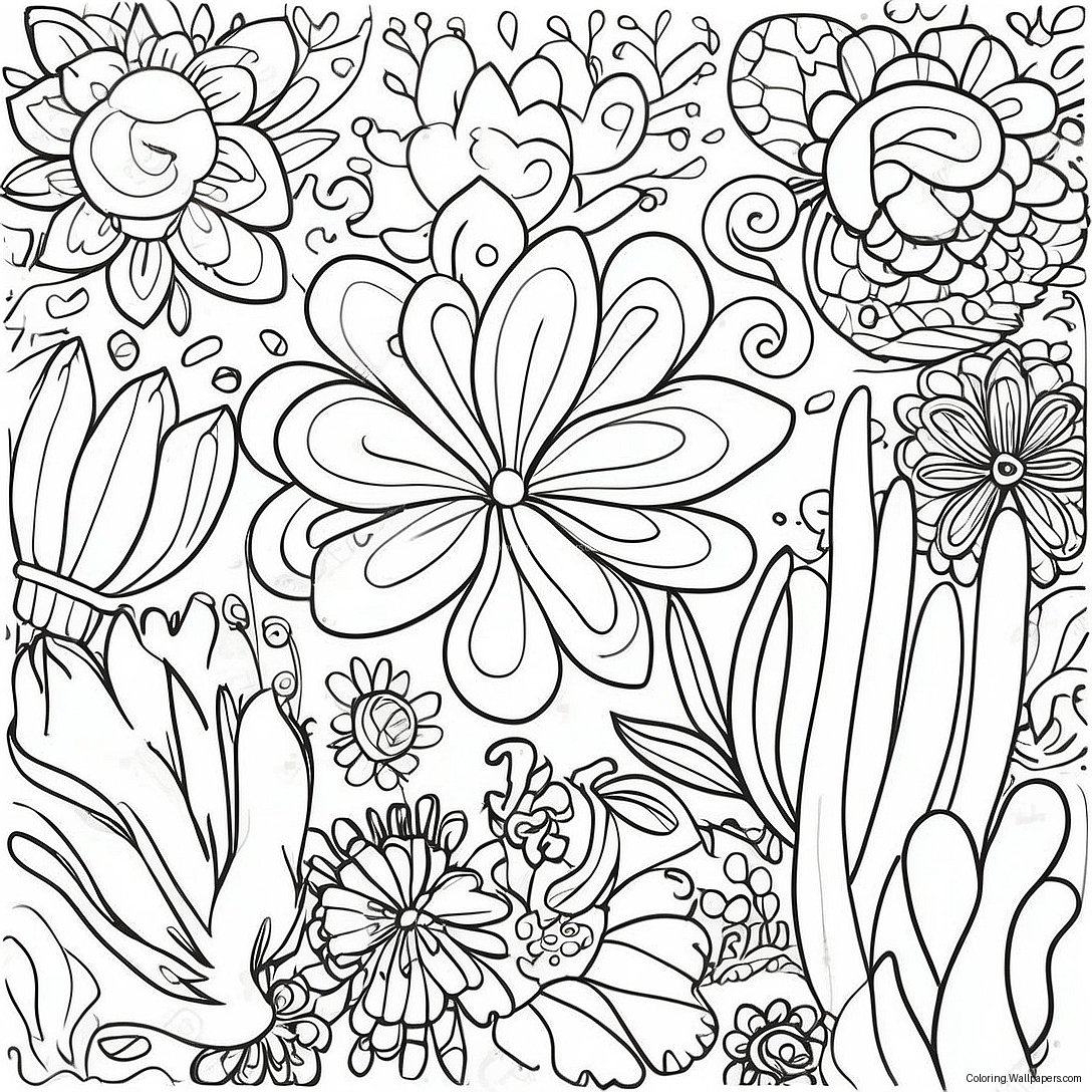 Pagina Da Colorare Pattern Matisse Vivaci 32804