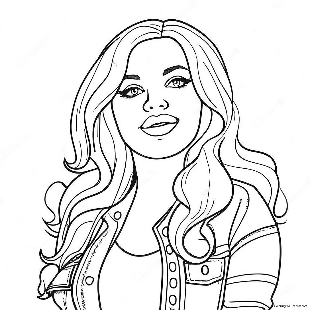 Vibrant Pop Music Stars Coloring Page 37837