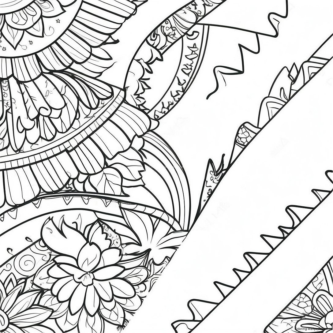 Vibrant State Flags Coloring Page 22001