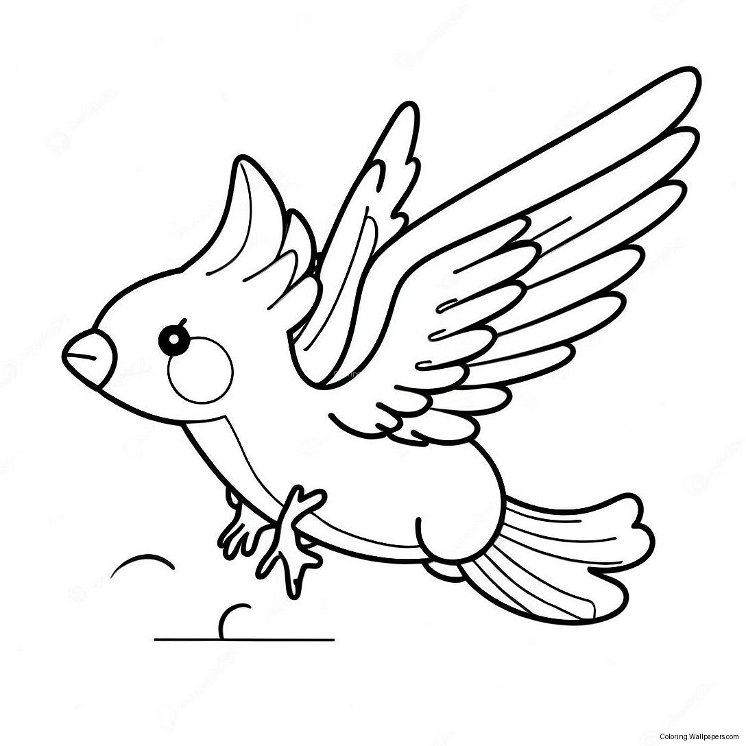 Vidia Flying In The Sky Coloring Page 52031