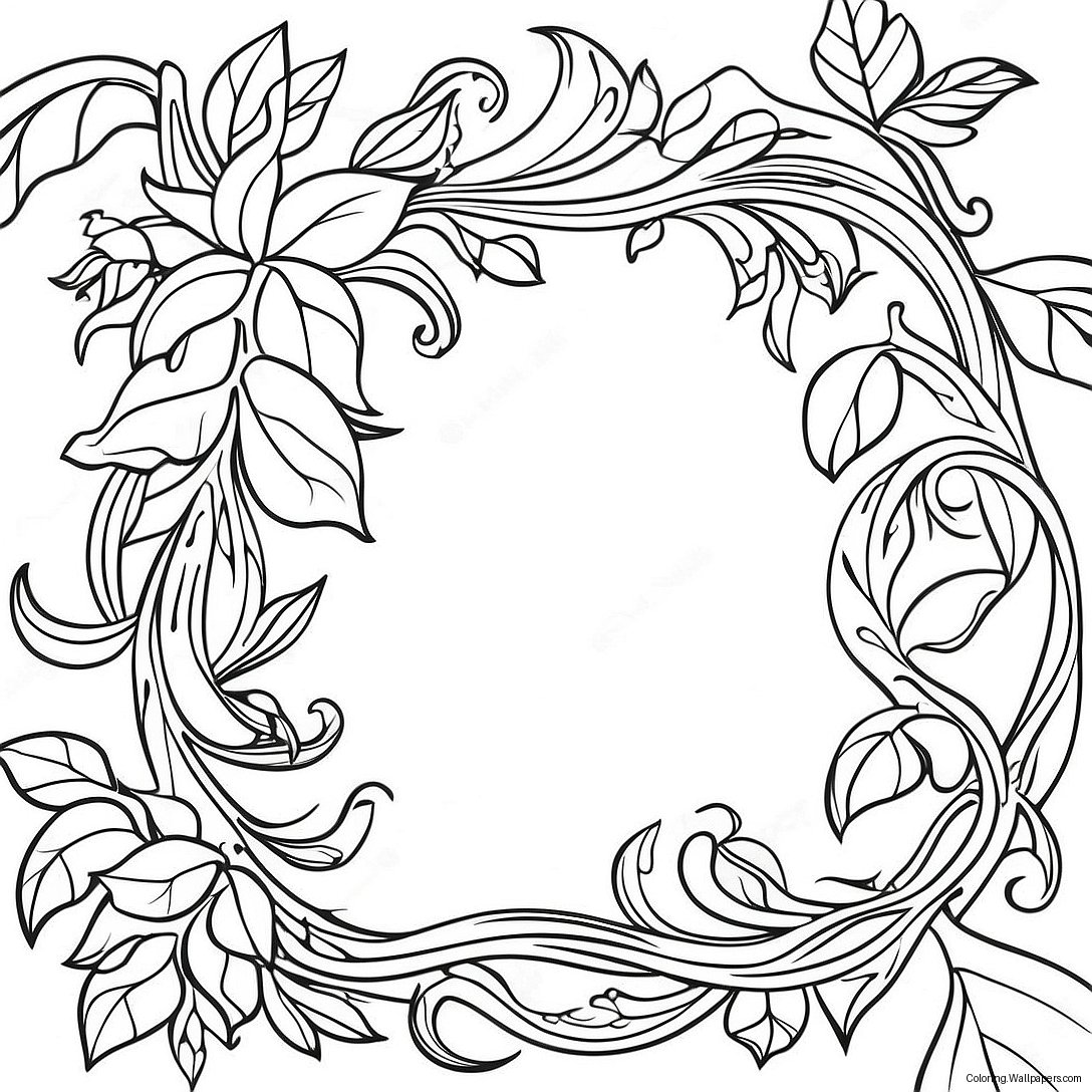 Vines Coloring Page 35197