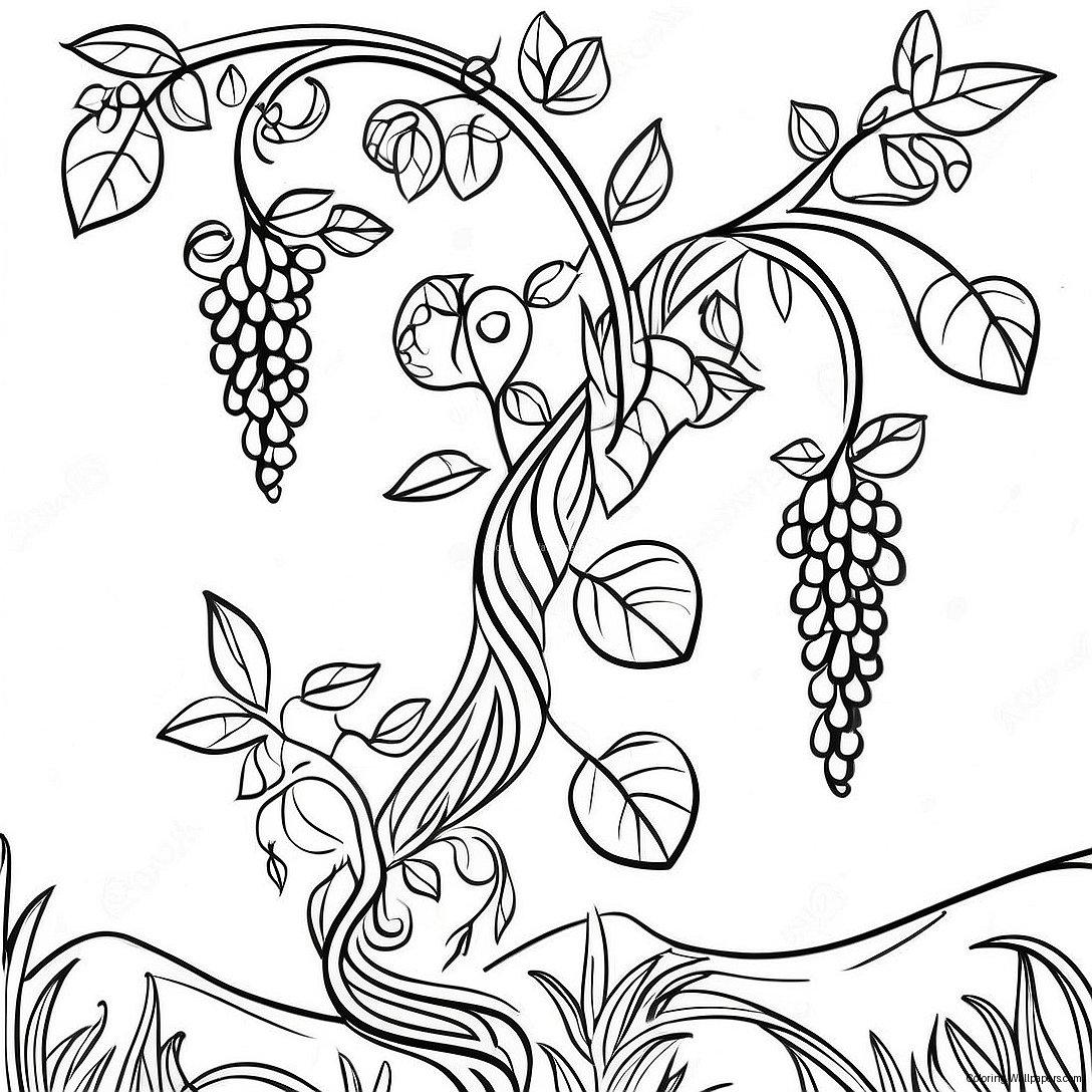 Vines Coloring Page 35199