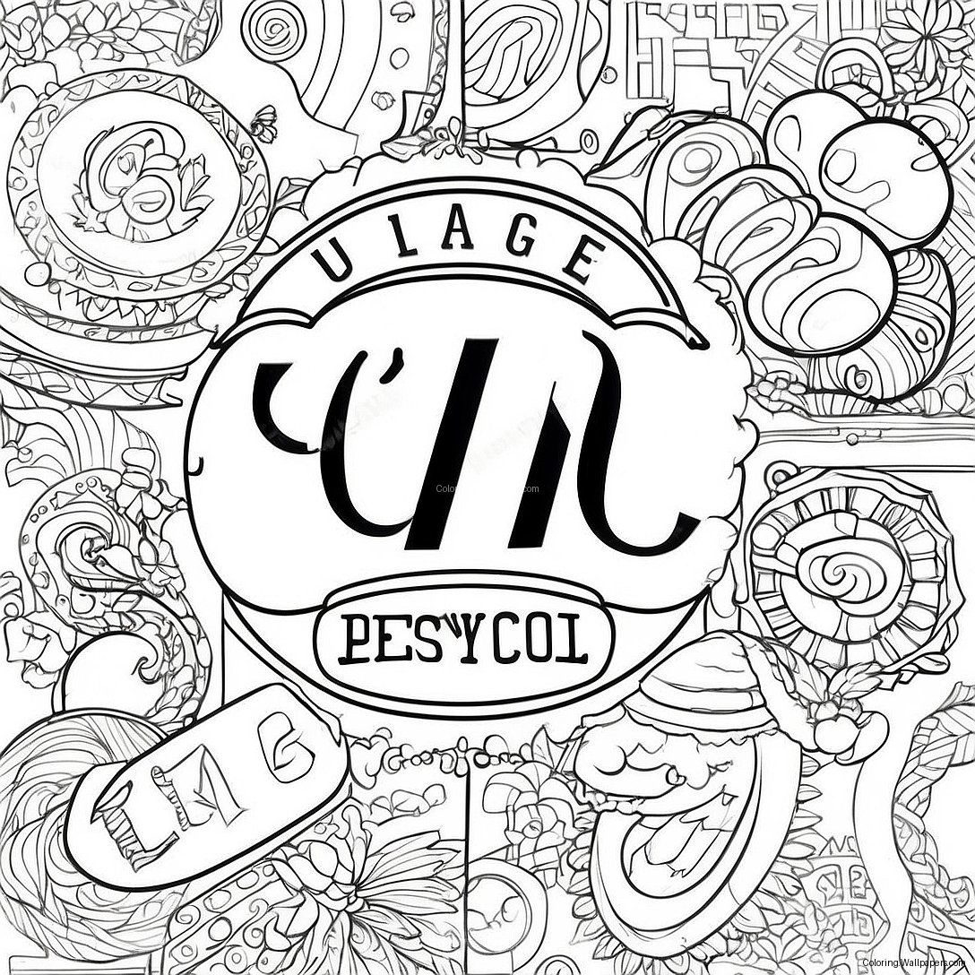 Vintage Logos Coloring Page 46446