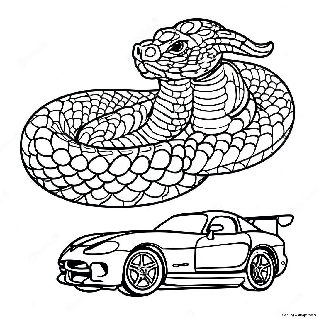 Viper Coloring Page 49625